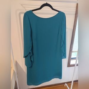 4/$20 AB Studio Teal Scoop-back dress